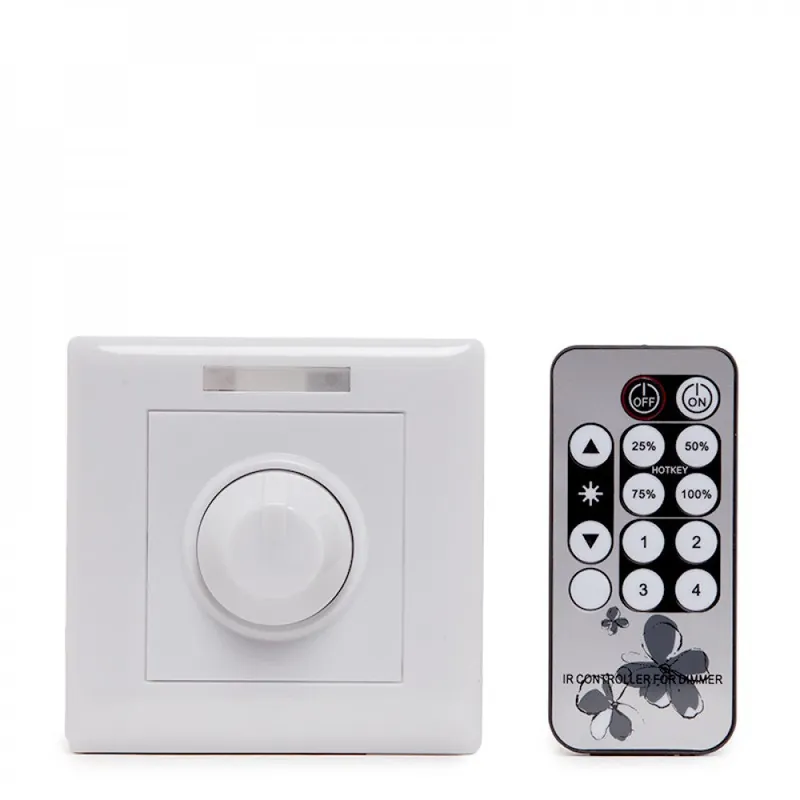 Dimmer LED 12-24VDC ► 96-192W Remote Control