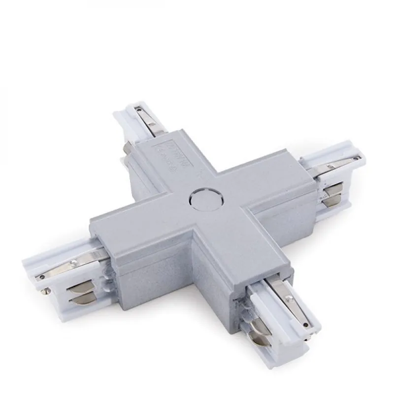 + Connector 3-Phase Track Silver
