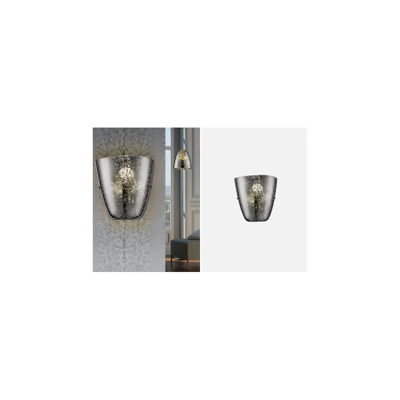 [SCH-436631] Lâmpada De Parede Quasar 1xE27 Com Lâmpada Branco Quente