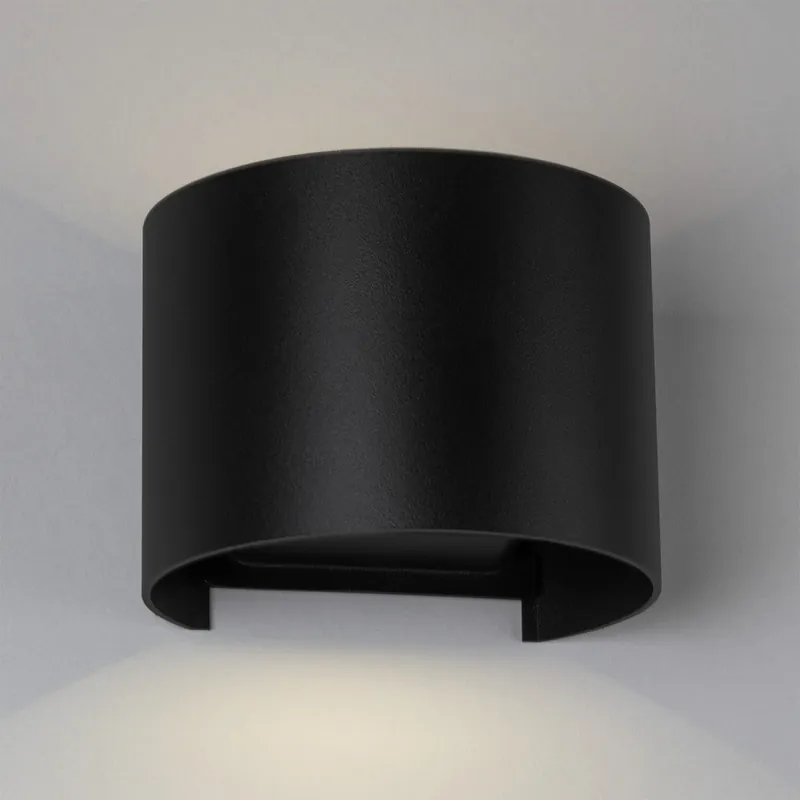 Applique da esterno LED 2x5W 100Lm/W IP65 Nero 4000K [HO-APL07-IP65-BW]