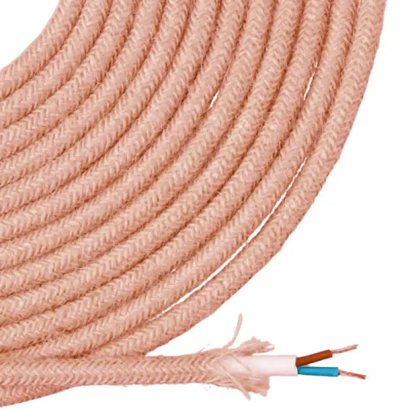 Woven and Sheathed Jute Rope Cord 25M 2x0.75mm per Meter [E3-11974]