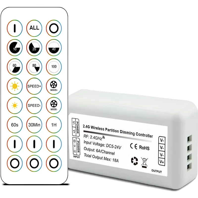2.4G dotykový LED stmívač [HLP-YS-RF2.4G-01]