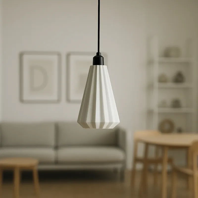 Závěsná lampa „Lindor“, bílá/černá stropní rozeta/černý kabel