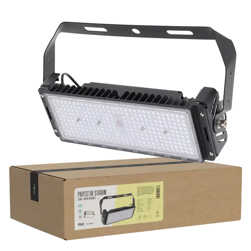 LED Floodlight 250W Stadium 37500Lm Meanwell Driver 1-10V IP65 Philips 3030 100 000H