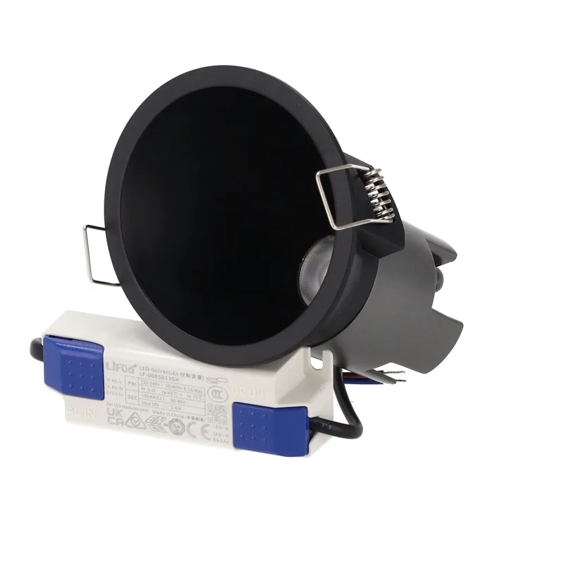 6W LED bodové svítidlo 90Lm/W UGR<15 CRI>95 2700ºK 50 000H