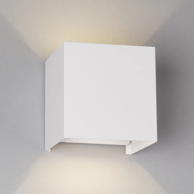 Zewnętrzny kinkiet LED 2x5W 100Lm/W IP65 Biały 4000K [HO-APL06-IP65-WW]