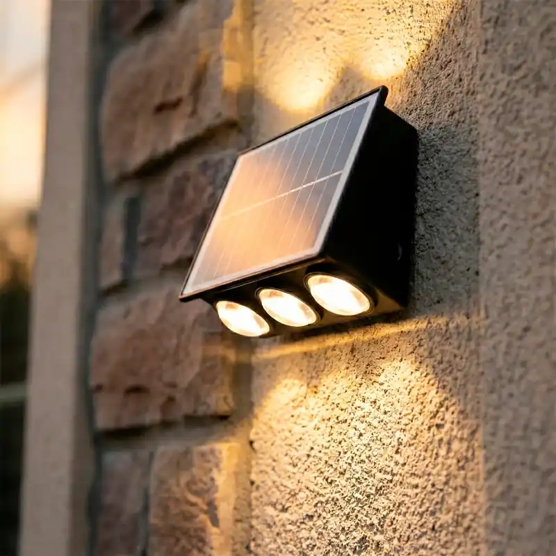 Solarna lampa ścienna LED 3,0 W Bateria 3,7 V IP65