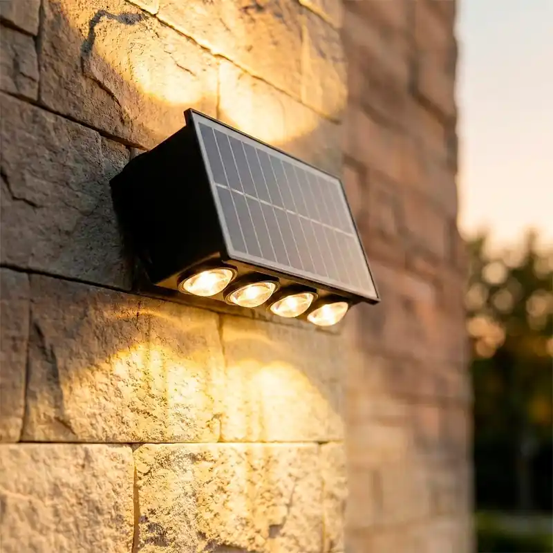 Solarna lampa ścienna LED 3,0 W Bateria 3,7 V IP65