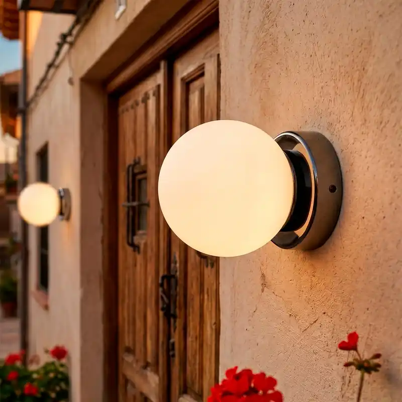 Kryształowa lampa ścienna "Alba" IP44