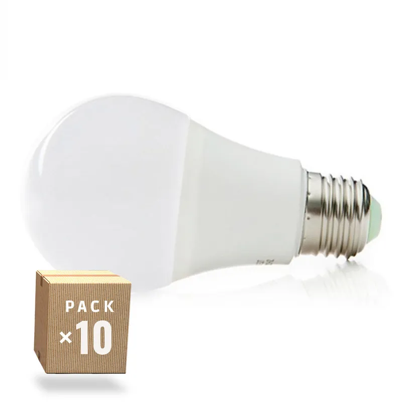 Zestaw 10 sferycznych lamp LED Aluminium/PC E27 9W 810Lm 40 000H