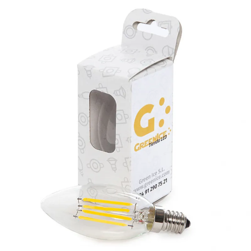 Żarówka LED E14 4W 273Lm 2700ºK Żarówka Niestandardowa obudowa 40 000H [JTX-J14DHA42-WW-EP06]