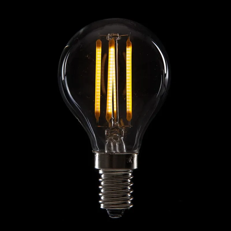 Żarówka LED E14 4W 288Lm 2000°K Filament G45 40 000H [WO-LF-G45-E14-4W-WW]