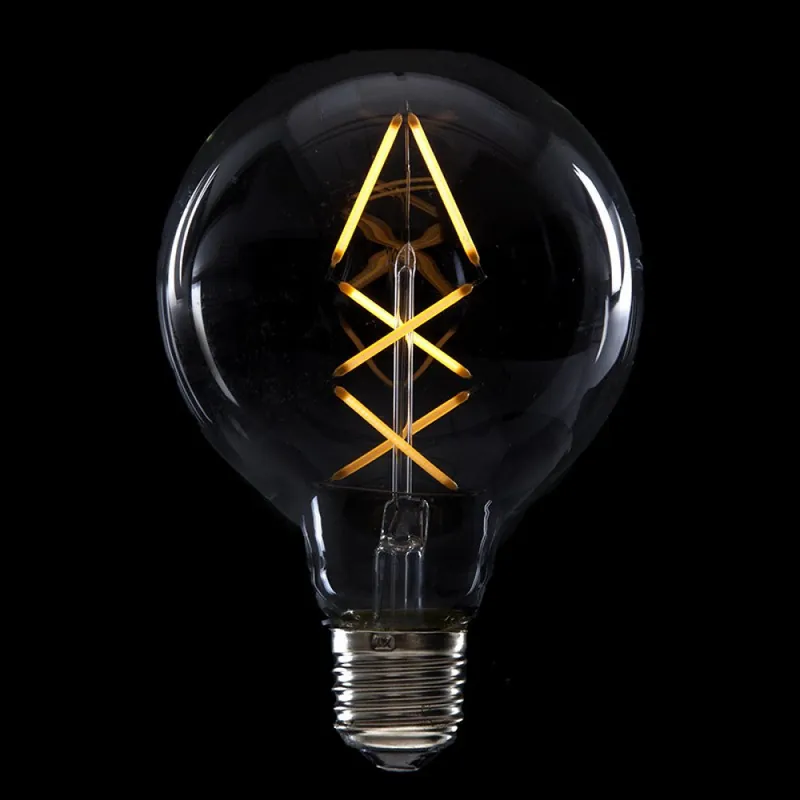 Żarówka LED E27 4W 288Lm 2000°K Filament G95 40 000H [HO-LF-G95FI-E27-6WWW]