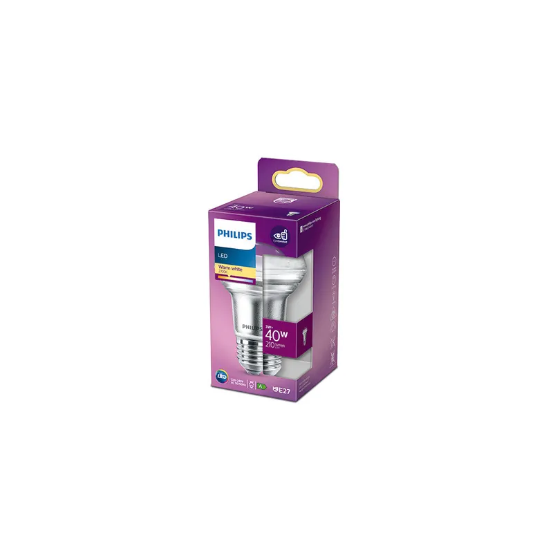 Żarówka LED Philips E27 R63 3W 255Lm 2700K [PH-929001891355]