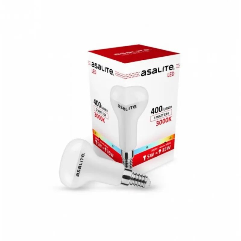 Żarówka LED Asalite E14 5W 400Lm 3000K IP20 [ASAL-0064]