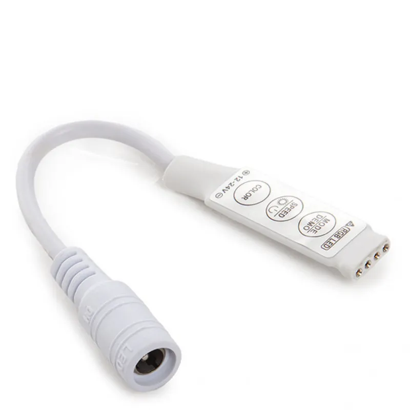 Kontroler Mini Pasek Ledowy RGB 12-24VDC ► 144W