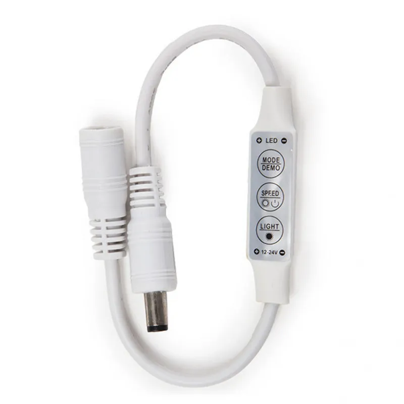 Ściemniacz Kontrolera Mini Pasek Ledowy Jeden Kolor 12-24VDC ► 144W