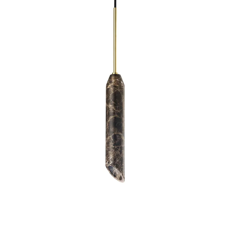 Závěsná Lampa "Marble Art Brown" GU10 Bez Žárovky