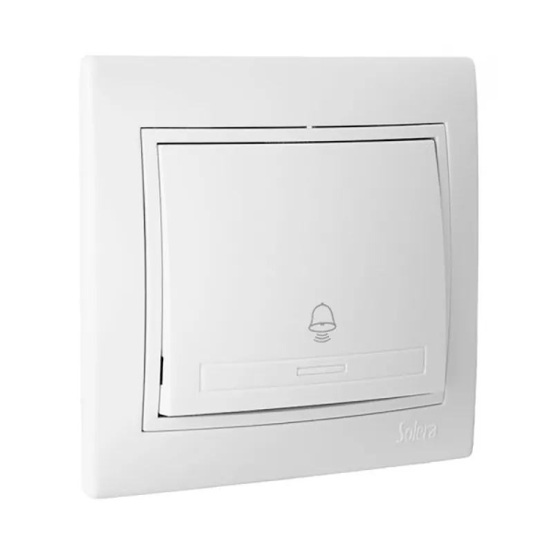 Zvonkové tlačítko 10A 250V Solera kompletní mechanismus [E3-42911]