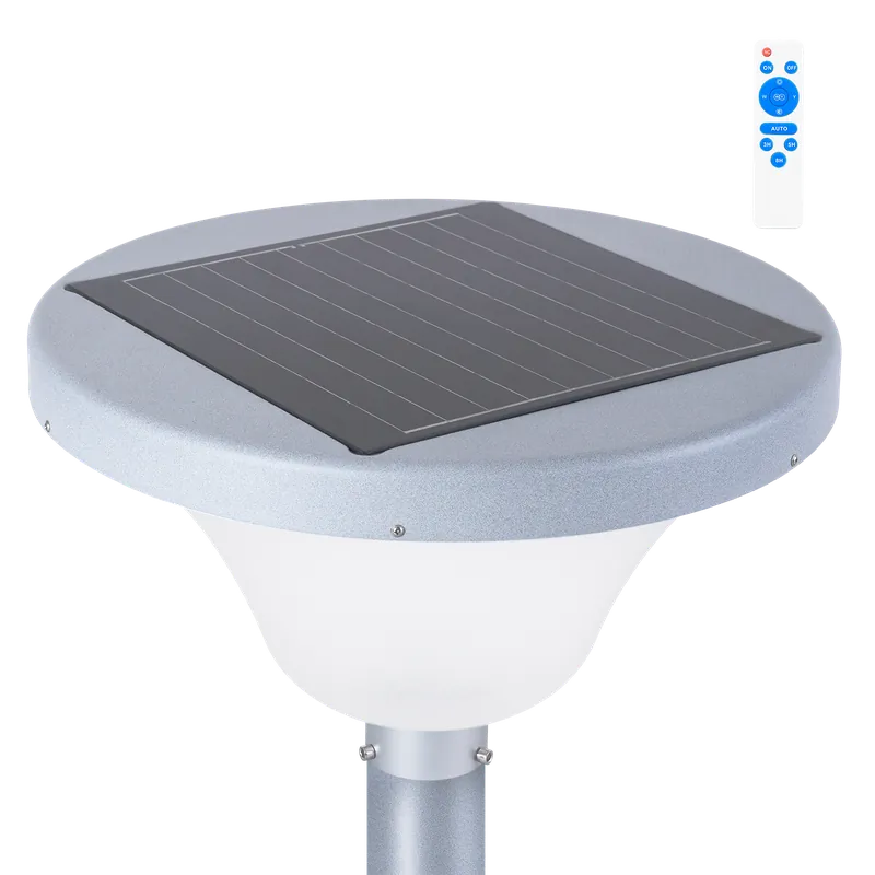 Kruhové solárne LED pouličné osvetlenie do záhrady 45W
