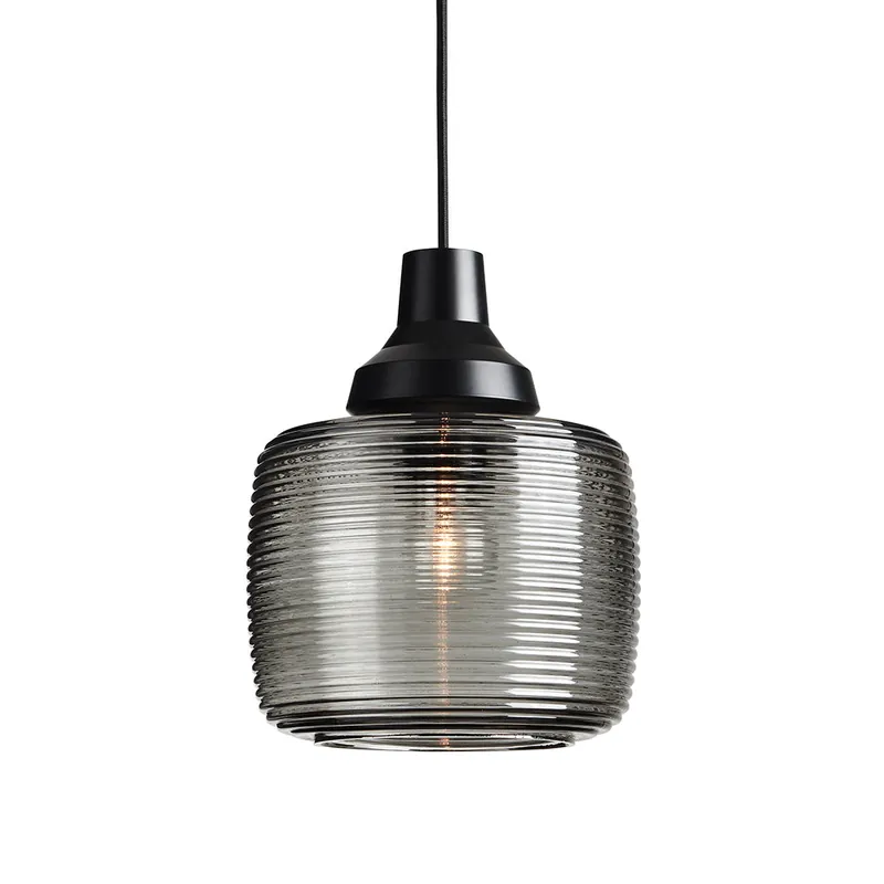 Závesná Lampa "New Wave Stripe Smoke" E27 Bez ŽiZazvoniťvky