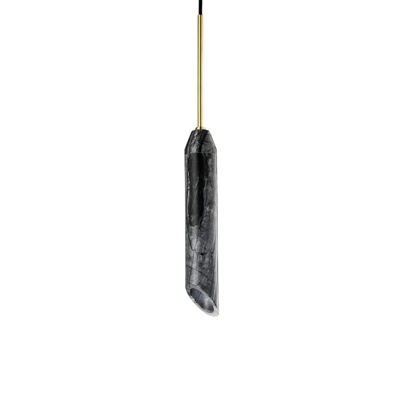 Závesná Lampa "Marble Art Charcoal" GU10 Bez ŽiZazvoniťvky