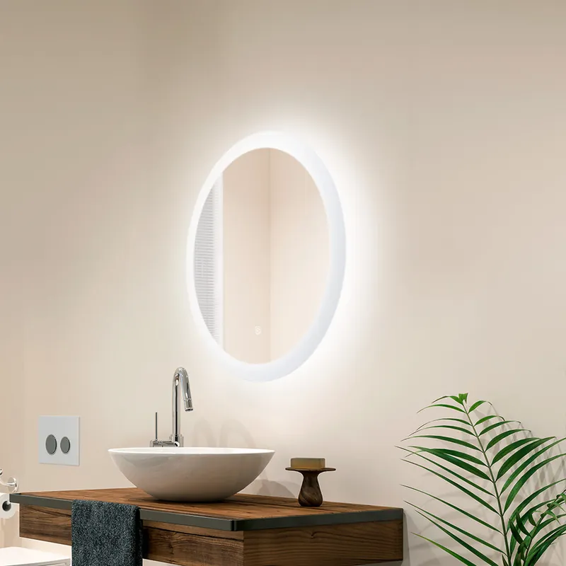 zrkadlo Osvetlená kúpeľňa LED 15W 4200ºK Ø60Cm Prepínač Hmatové Stmievateľné 40.000H [SUN-SYJ-16308]