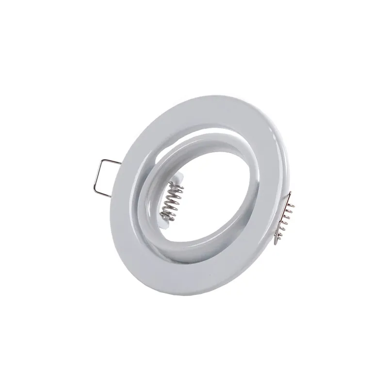 Zazvoniť Svetlomet Downlight Okrúhle Výklopný "Vepa" Oceľ 90mm - Biely