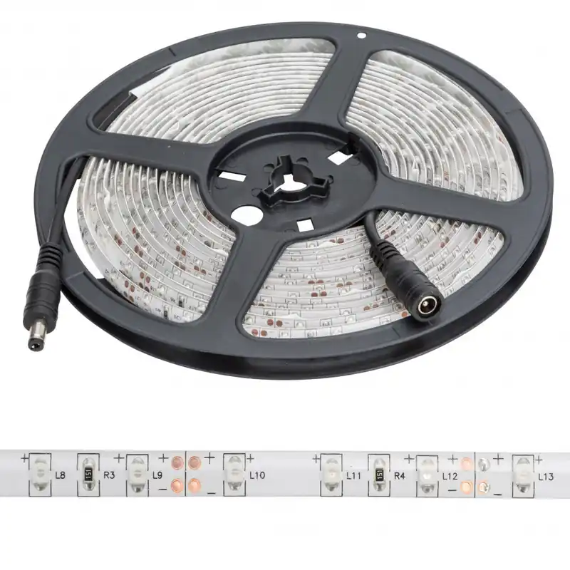 300 LEDin nauha 24W 1200Lm CRI85 6000ºK SMD3528 12VDC IP65 x5M 40000H [PL219002W]-valkoinen