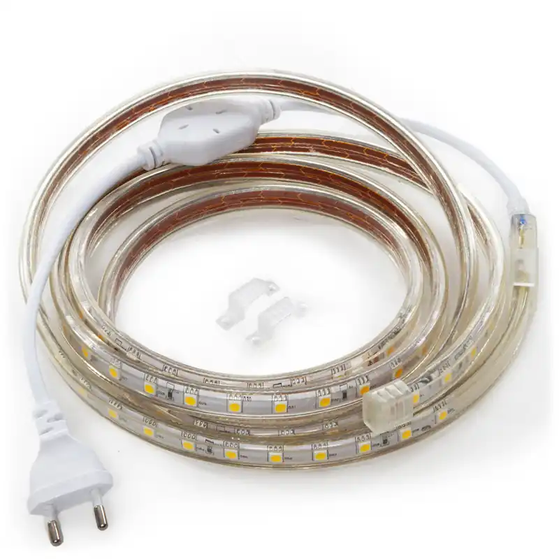 60 LEDin nauha / M 6000ºK SMD3528 220VAC x1M 40 000H [GR-3528220VAC1M-0001] - Kylmä valkoinen