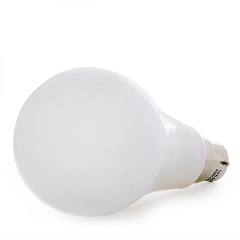 B22 LED-pære 9W 810Lm 6000ºK Bajonet 40.000H [GR-ED-B3-B22-9W-CW]