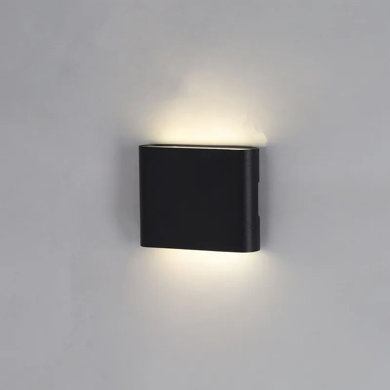 "Medford" LED-seinävalaisin 2x3W musta [HO-WALL-27-2x3W-BW]