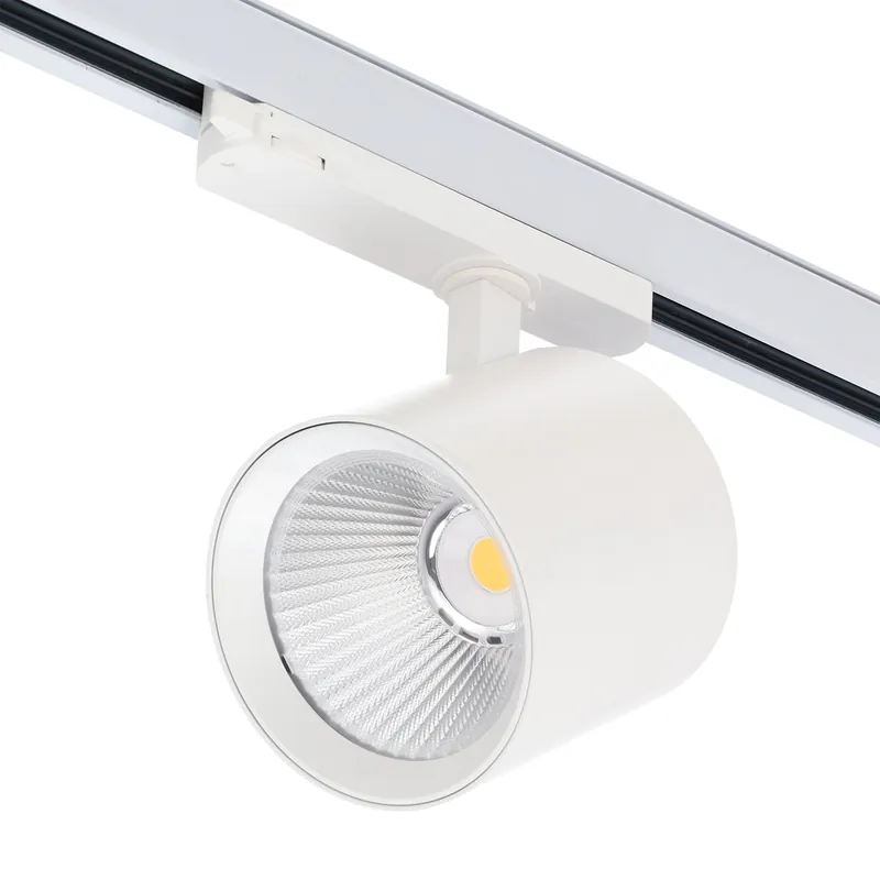 40W kolmivaiheinen LED-kiskoprojektori lihakauppoihin, Lifud Flicker Free -ajuri
