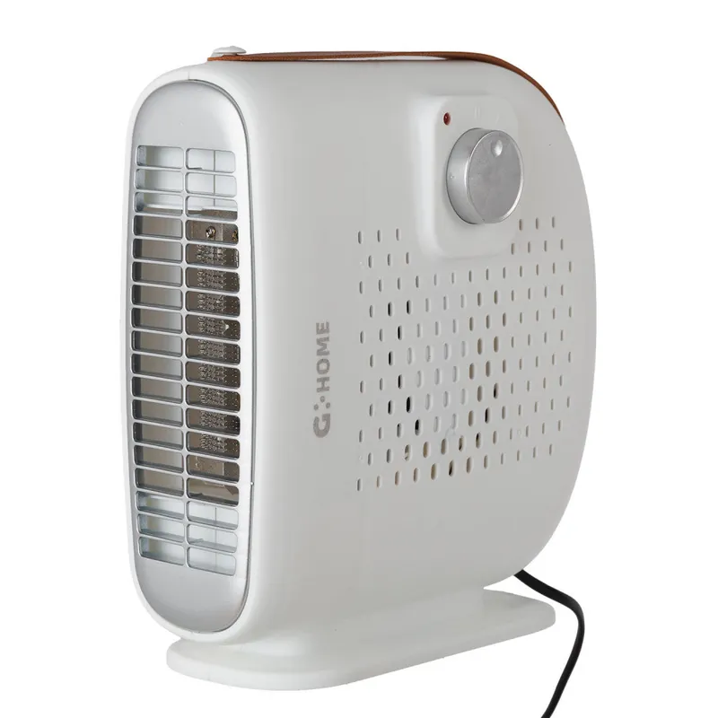 Weerstandverwarmer + ventilator 500W Wit