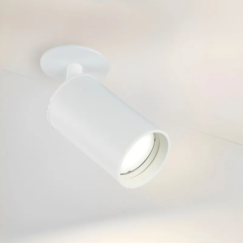 Witte GU10 Inbouwspot (Zonder Lamp) [LUM-RGU10-W]
