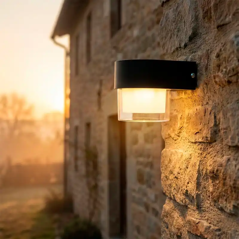 Zonne-LED-wandlamp 0,5W paneel 3,7V batterij IP65