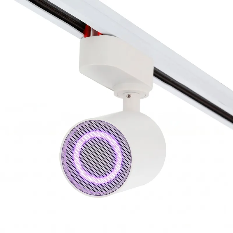 20W Eenfasige Bluetooth-luidspreker voor railverlichting, Wit