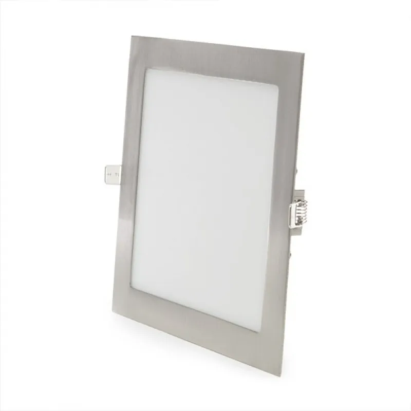 18W 1800Lm 6000ºK Vierkant Satijnnikkel LED-paneel 50.000H [GL-CL-S18N-CW]
