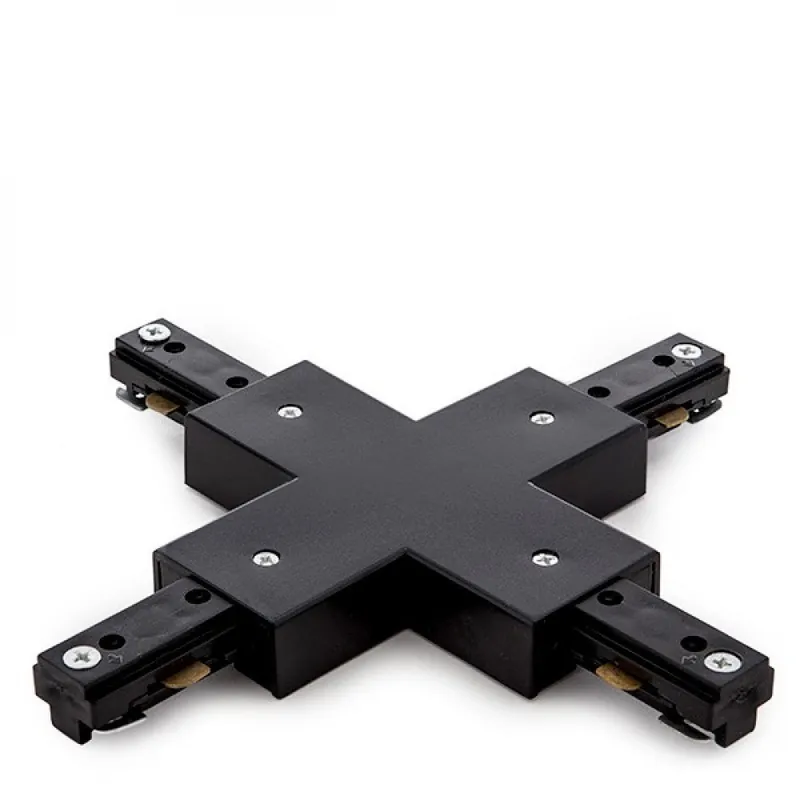 X-Connector 2-Fasen Track Zwart