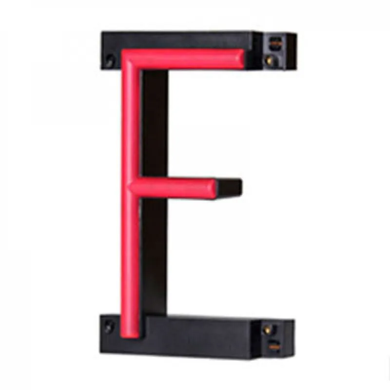 Alfabet LED Neon F Breedte 84Mm Hoogte 161Mm Achtergrond 38Mm