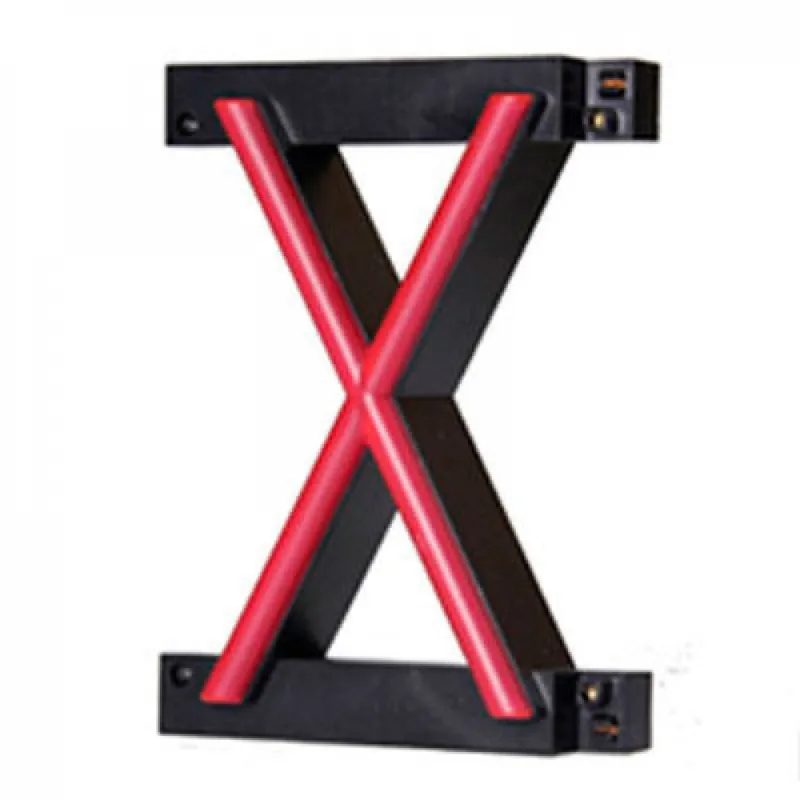 Alfabet LED Neon X Breedte 105Mm Hoogte 161Mm Achtergrond 38Mm
