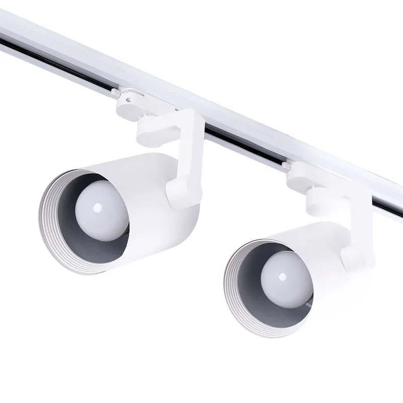 Pakket 2 Spoorlicht Enkele Fase E27 PAR30/A65 - Wit