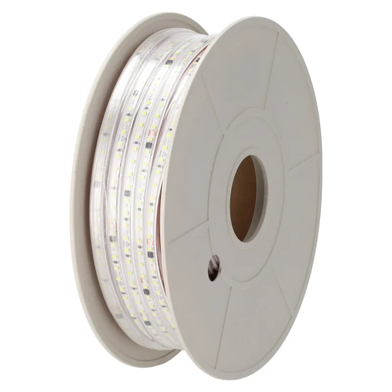 Streifen mit 120 LEDs/M 1500Lm/M 6000ºK SMD2835 Selbstrichtend 220VAC IP65 x50M 40.000H