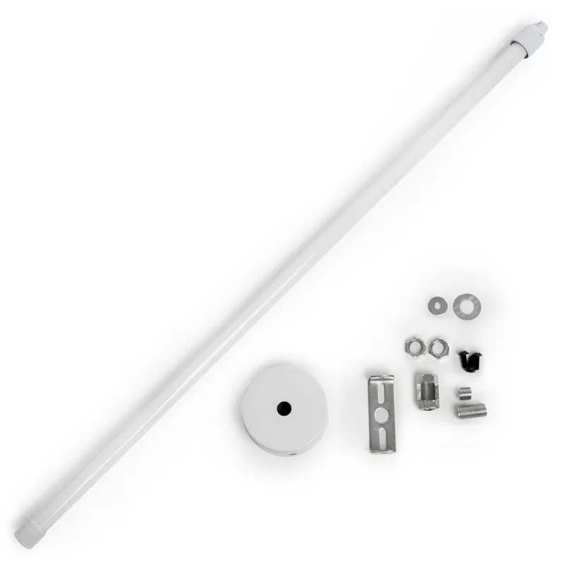 Ausausbehrbare Suspendierung Pole Spur Tracklights 50 ► 100Cm - Weiß