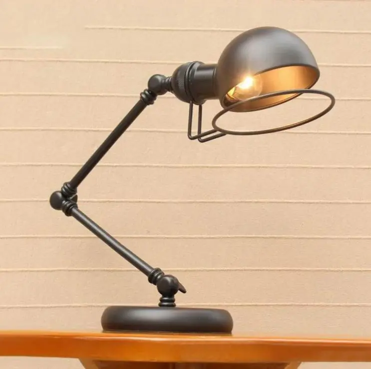 Lampe de Bureau Industrielle Metal