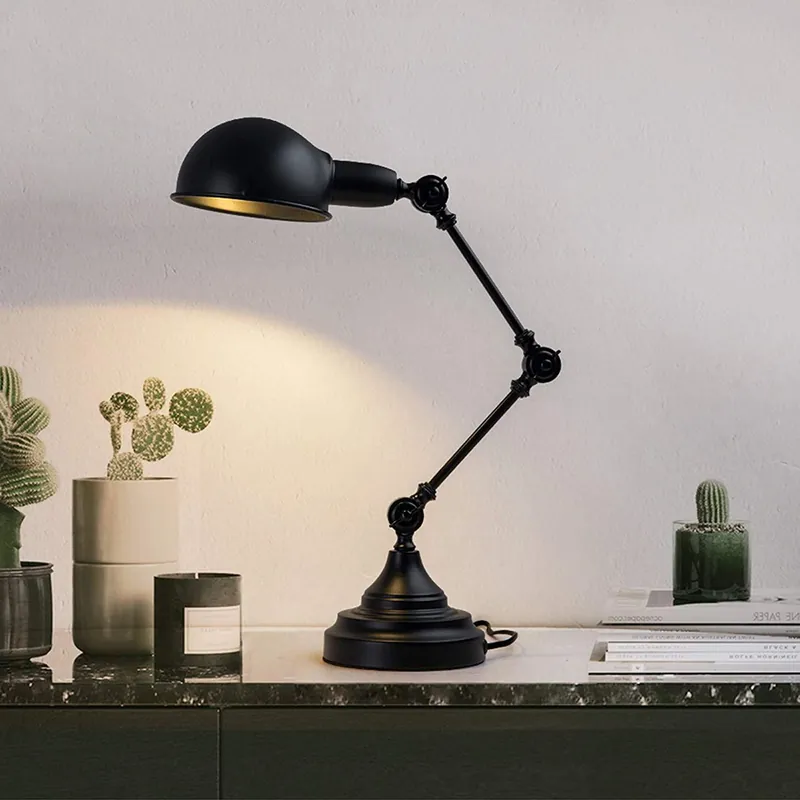 Lampe de Bureau Industrielle Metal v2