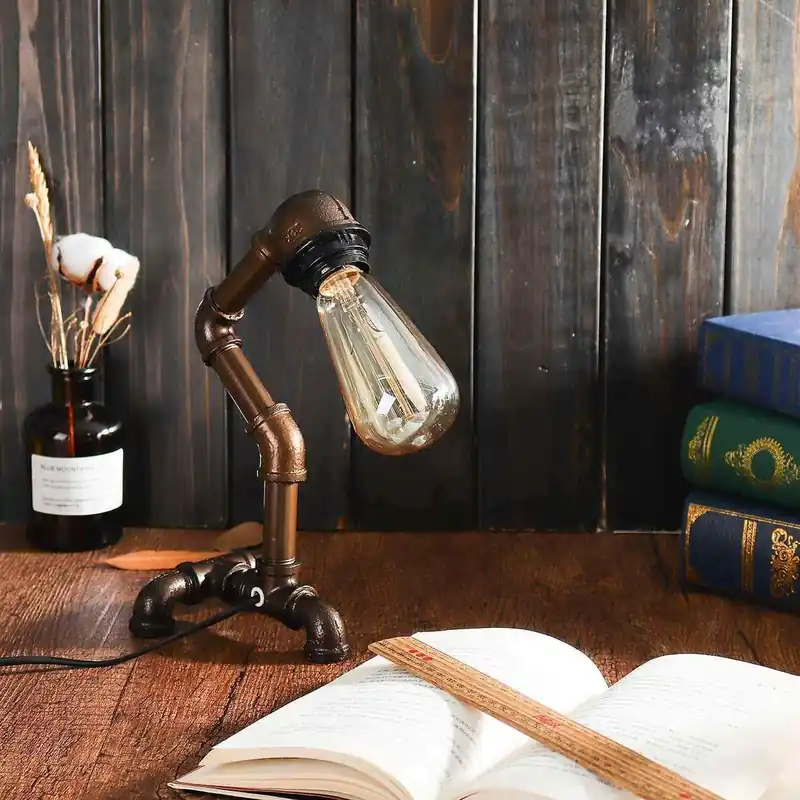 Lampe de Bureau Style Industriel