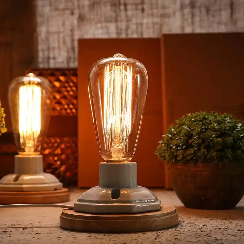 Petite Lampe de Chevet Vintage