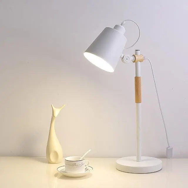 Lampe de Bureau Vintage Design Blanche