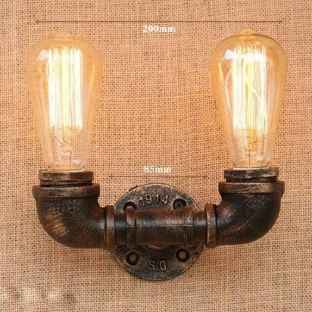 Applique Murale Industrielle Tuyau 1905